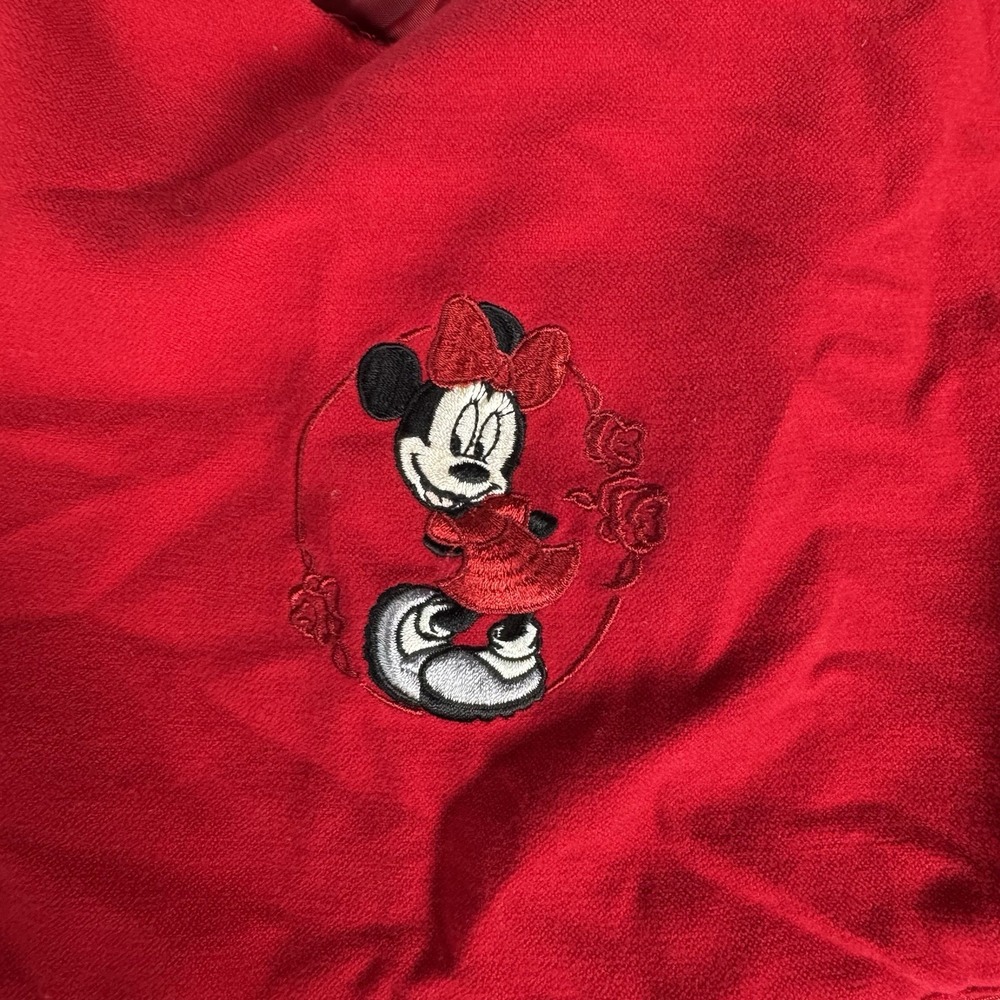 Vintage Disney Store Minnie Mouse Dress Red Girl's Size 6 - Picture 3 of 6